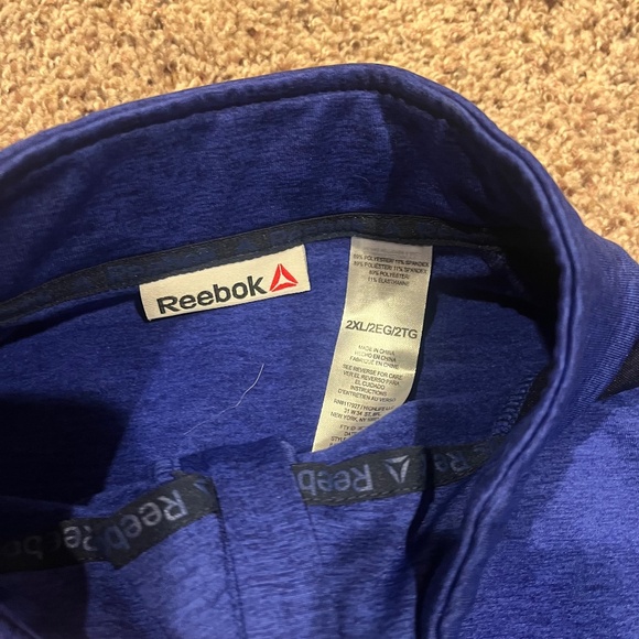 Men'x 2XL Reebok Quarter Zip NWT - Picture 4 of 4
